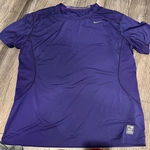 Nike pro combat purple size extra large tshirt